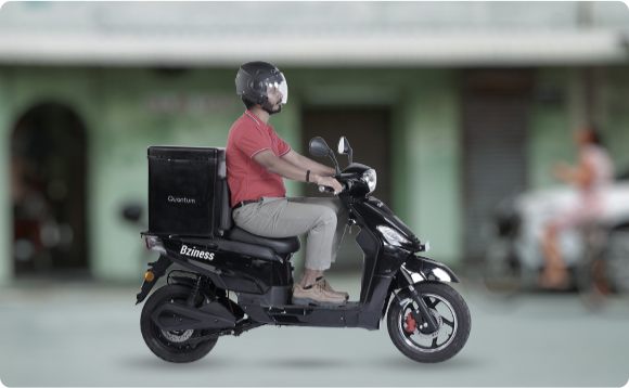 cheap and affordable electric scooter for carrying heavy load by quantumenergy.in